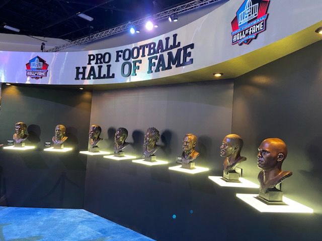 Pro Football Hall of Fame Bronzed Busts